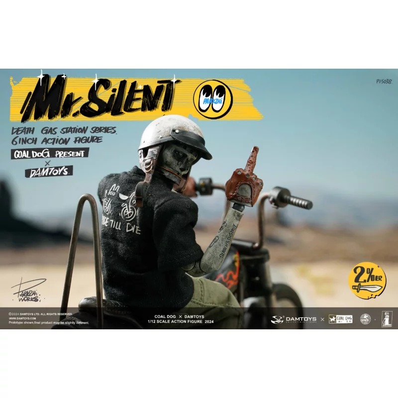 Death Gas Station Series Mr. Silent PES040 Basic Coaldog x DAMTOYS