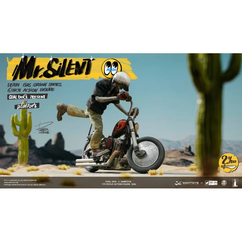 Death Gas Station Series Mr. Silent PES040 Basic Coaldog x DAMTOYS