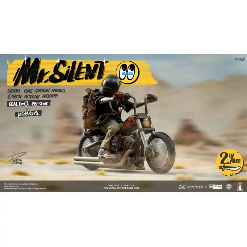 Death Gas Station Series Mr. Silent PES040 Basic Coaldog x DAMTOYS