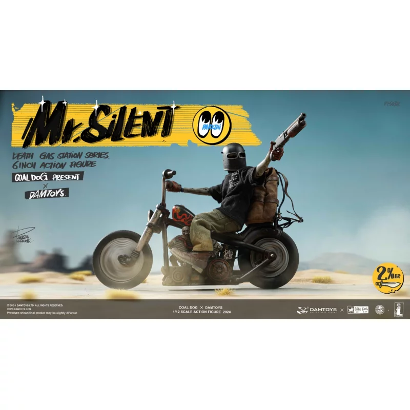 Death Gas Station Series Mr. Silent PES040 Basic Coaldog x DAMTOYS
