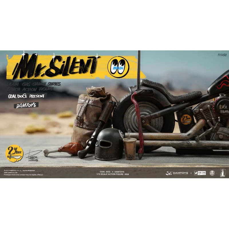 Death Gas Station Series Mr. Silent PES040 Basic Coaldog x DAMTOYS