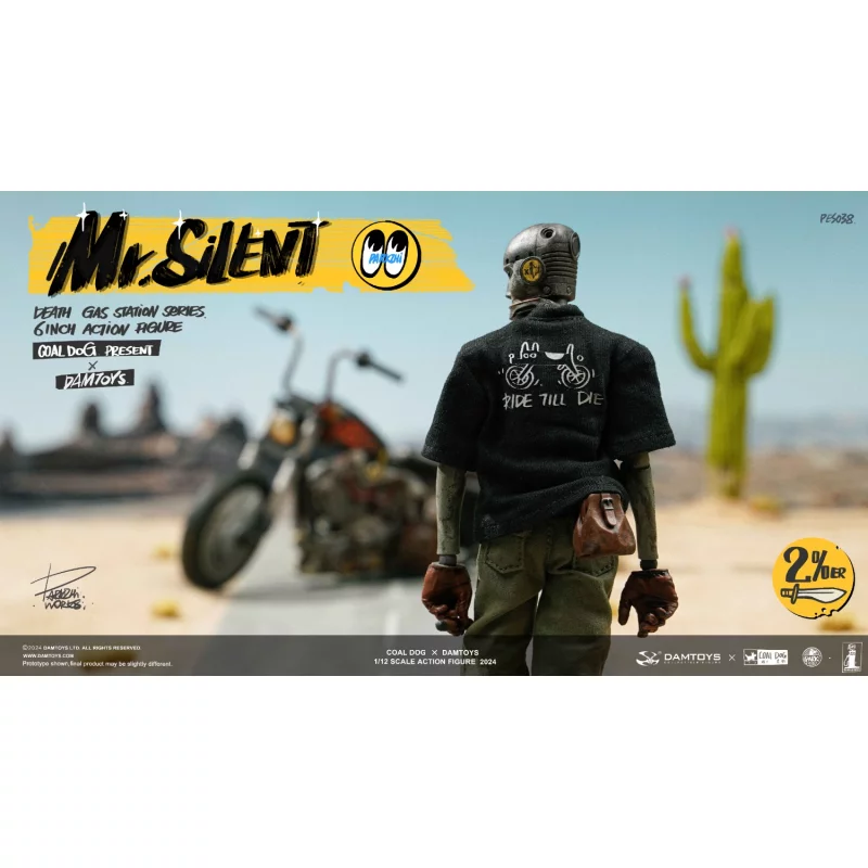 Death Gas Station Series Mr. Silent PES040 Basic Coaldog x DAMTOYS