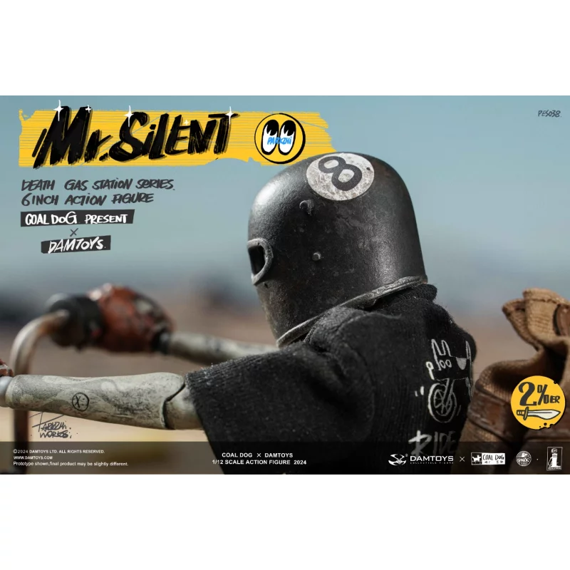 Death Gas Station Series Mr. Silent PES040 Basic Coaldog x DAMTOYS