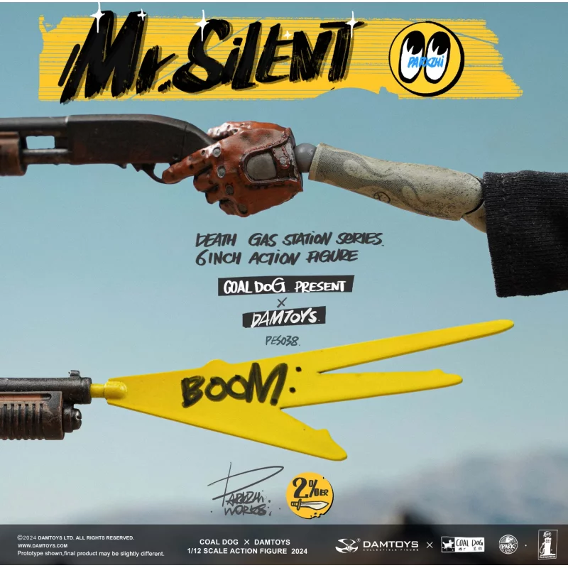 Death Gas Station Series Mr. Silent PES038 DX Deluxe Coaldog x DAMTOYS
