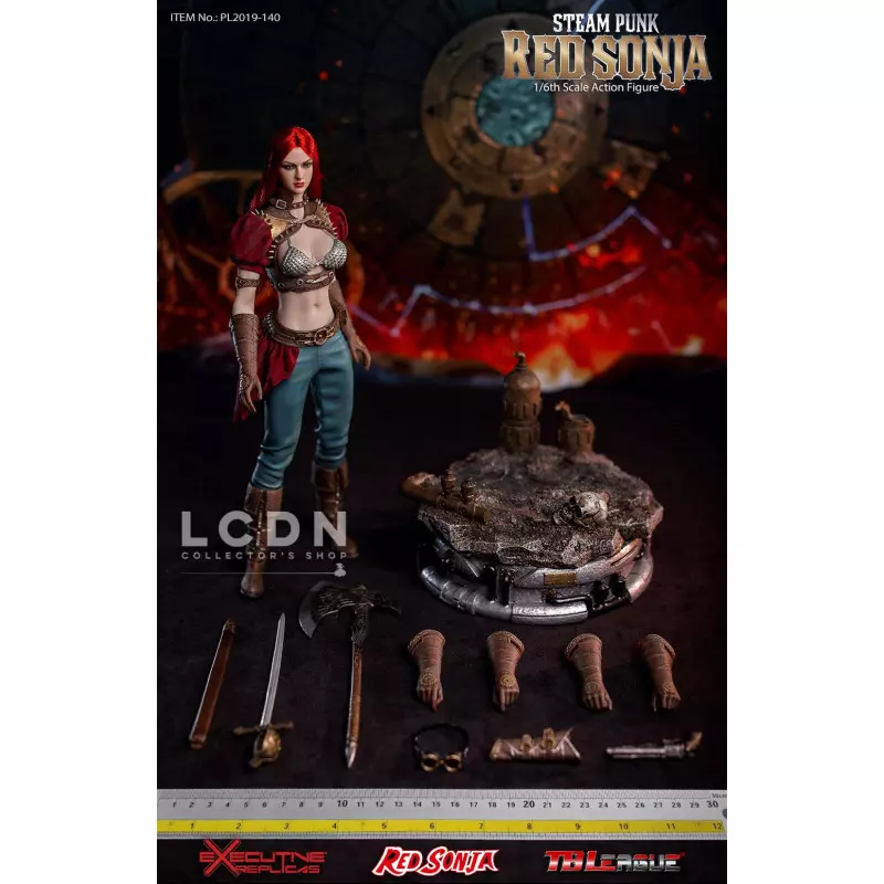 Steam Punk Red Sonja Deluxe Version 1 6th Scale Action Figure