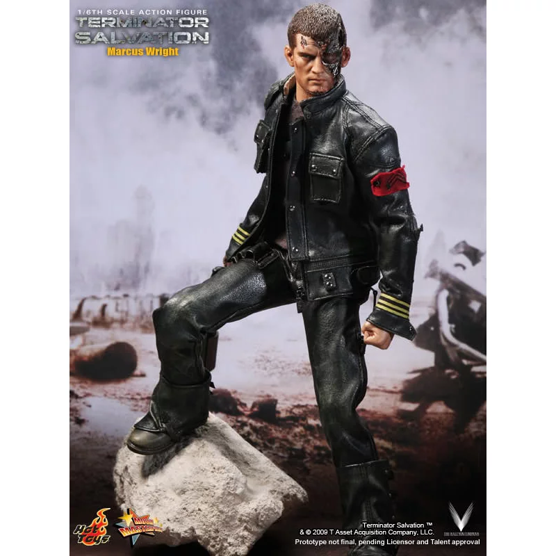 Hot Toys MMS100 Terminator Salvation Marcus Wright Sam Worthington 1/6th Scale Collectible Figure 30cm (New)