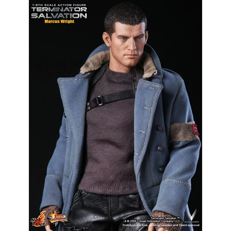 Hot Toys MMS100 Terminator Salvation Marcus Wright Sam Worthington 1/6th Scale Collectible Figure 30cm (New)