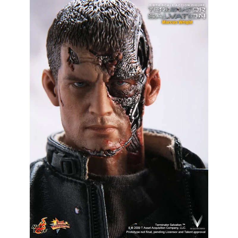 Hot Toys MMS100 Terminator Salvation Marcus Wright Sam Worthington 1/6th Scale Collectible Figure 30cm (New)