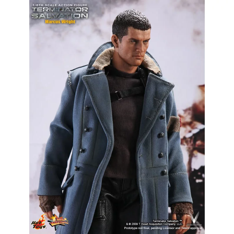 Hot Toys MMS100 Terminator Salvation Marcus Wright Sam Worthington 1/6th Scale Collectible Figure 30cm (New)