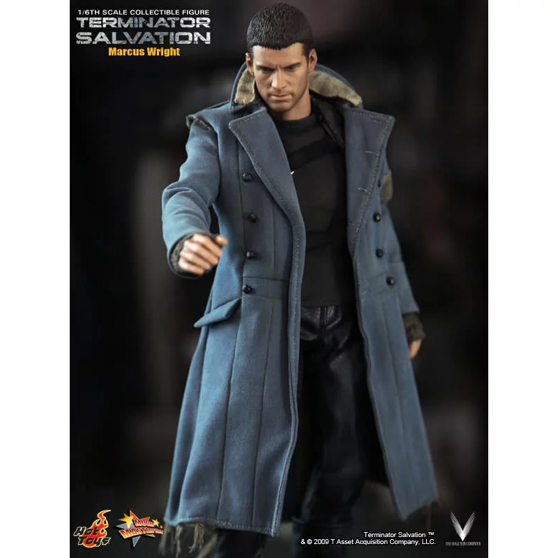 Hot Toys MMS100 Terminator Salvation Marcus Wright Sam Worthington 1/6th Scale Collectible Figure 30cm (New)