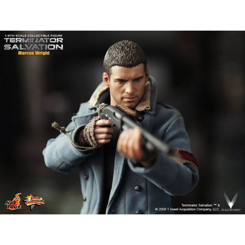 Hot Toys MMS100 Terminator Salvation Marcus Wright Sam Worthington 1/6th Scale Collectible Figure 30cm (New)