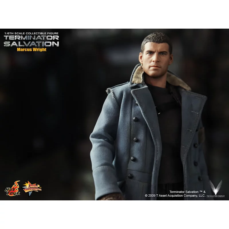 Hot Toys MMS100 Terminator Salvation Marcus Wright Sam Worthington 1/6th Scale Collectible Figure 30cm (New)