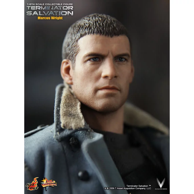 Hot Toys MMS100 Terminator Salvation Marcus Wright Sam Worthington 1/6th Scale Collectible Figure 30cm (New)
