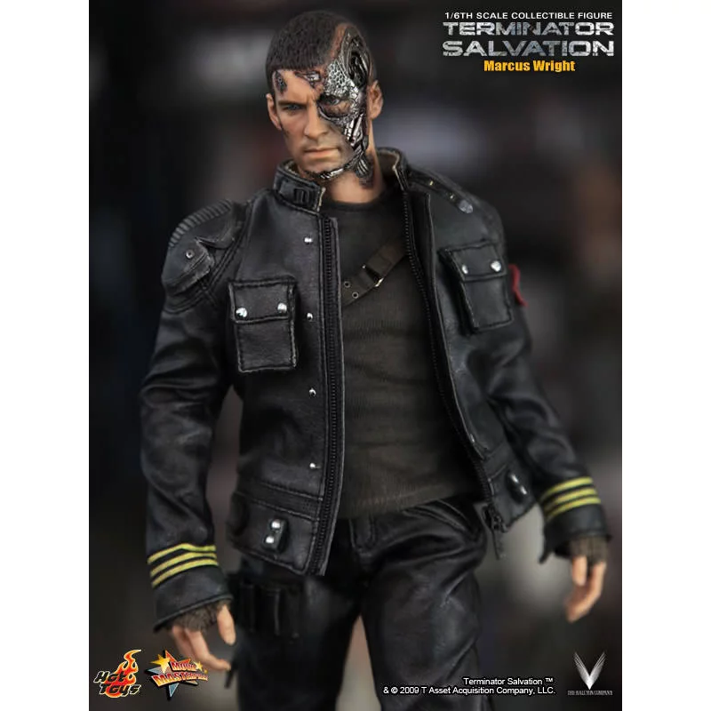 Hot Toys MMS100 Terminator Salvation Marcus Wright Sam Worthington 1/6th Scale Collectible Figure 30cm (New)