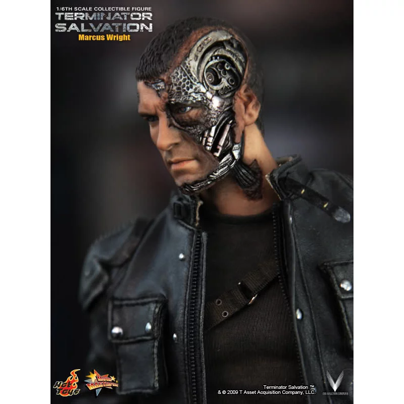 Hot Toys MMS100 Terminator Salvation Marcus Wright Sam Worthington 1/6th Scale Collectible Figure 30cm (New)