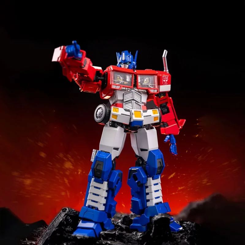 Transformers Action Figure Diecast Combot Optimus Prime 19cm