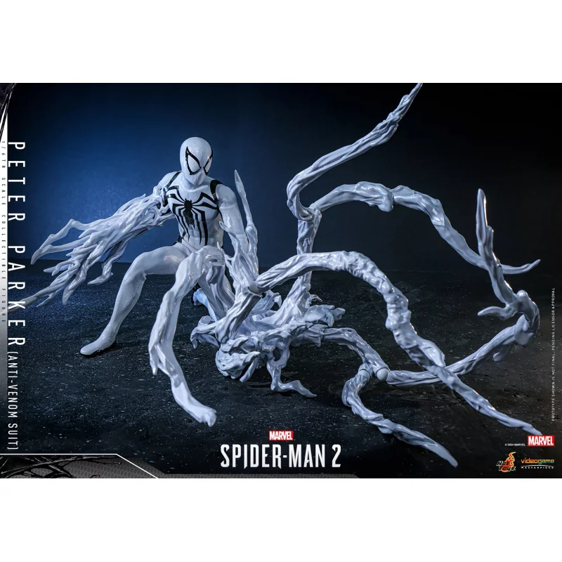 Hot Toys VGM69 Marvel&#039;s Spider-Man 2 Collectible Action Figurine 1/6 Peter Parker (Anti-Venom Suit) 30cm