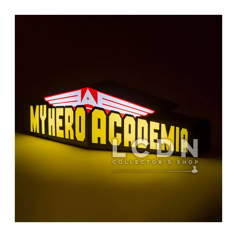 My Academia Lamp Logo Hero