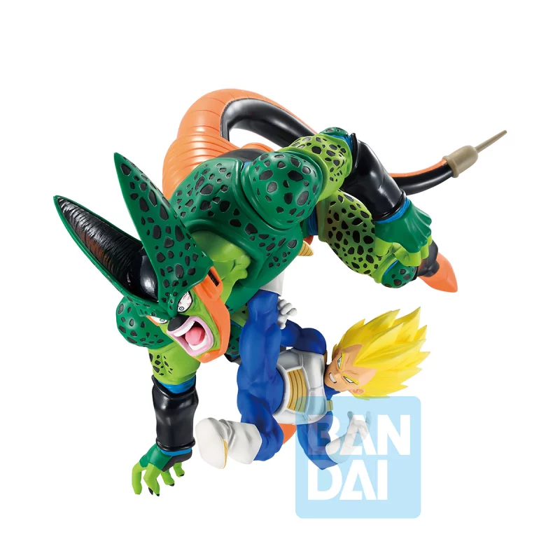 Dragon Ball Statue Ichibansho Vegeta vs Cell (Dragon History II) 17cm
