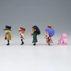 One Piece Set of 5 Figures WCF Kamabakka Kingdom 7cm