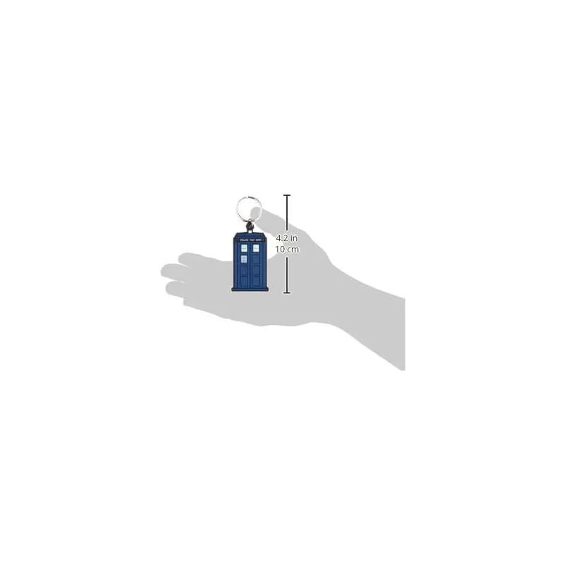 Doctor Who Tardis Rubber Keychain Porte-Clés