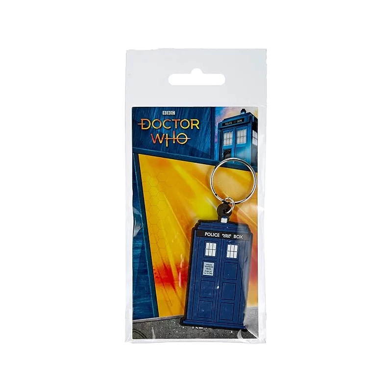 Doctor Who Tardis Rubber Keychain Porte-Clés
