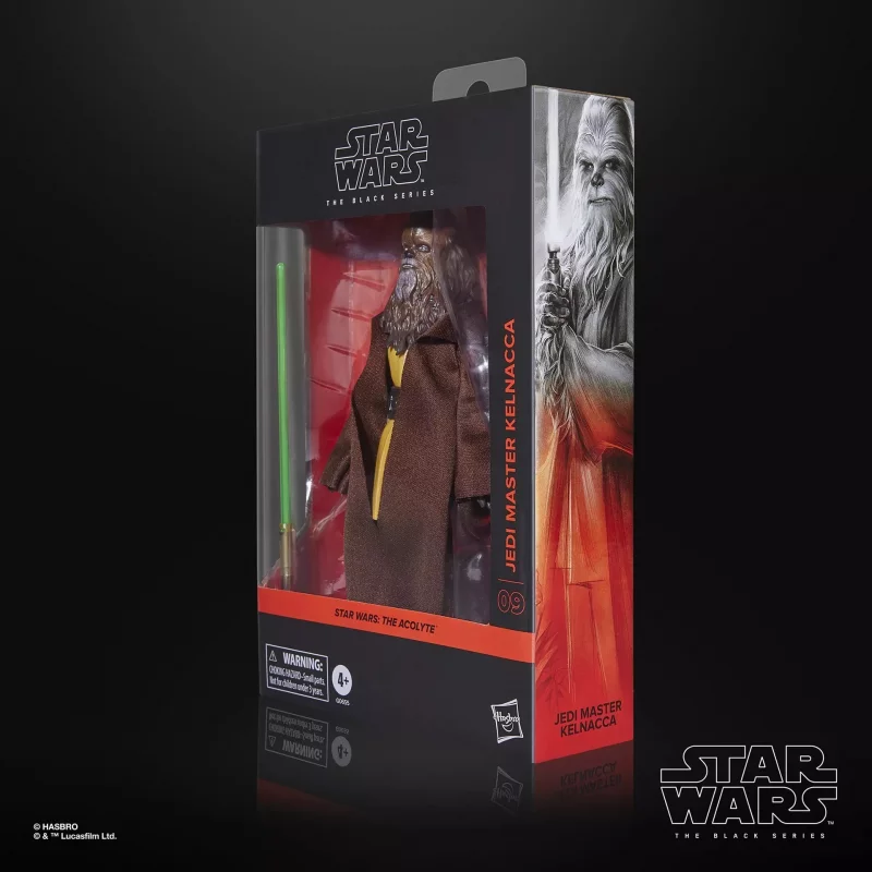 Star Wars: The Acolyte The Black Series Action Figure Jedi Master Kelnacca 15cm