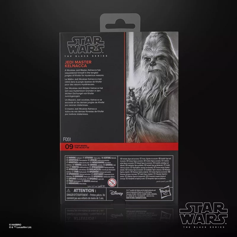 Star Wars: The Acolyte The Black Series Action Figure Jedi Master Kelnacca 15cm