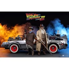 Hot Toys MMS738 Retour vers le Futur 3 III Collectible Véhicule 1/6 DeLorean Time Machine 72cm