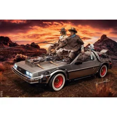 Hot Toys MMS738 Retour vers le Futur 3 III Collectible Véhicule 1/6 DeLorean Time Machine 72cm