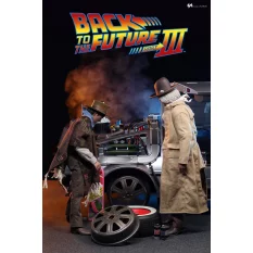 Hot Toys MMS738 Retour vers le Futur 3 III Collectible Véhicule 1/6 DeLorean Time Machine 72cm