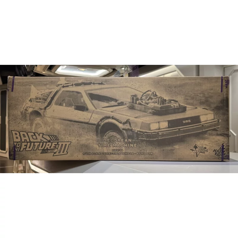 Hot Toys MMS738 Retour vers le Futur 3 III Collectible Véhicule 1/6 DeLorean Time Machine 72cm