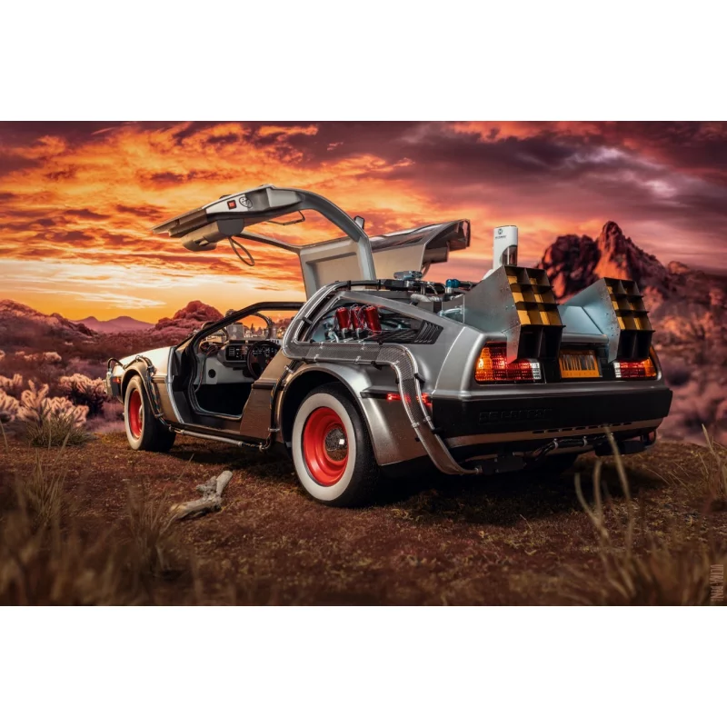 Hot Toys MMS738 Retour vers le Futur 3 III Collectible Véhicule 1/6 DeLorean Time Machine 72cm