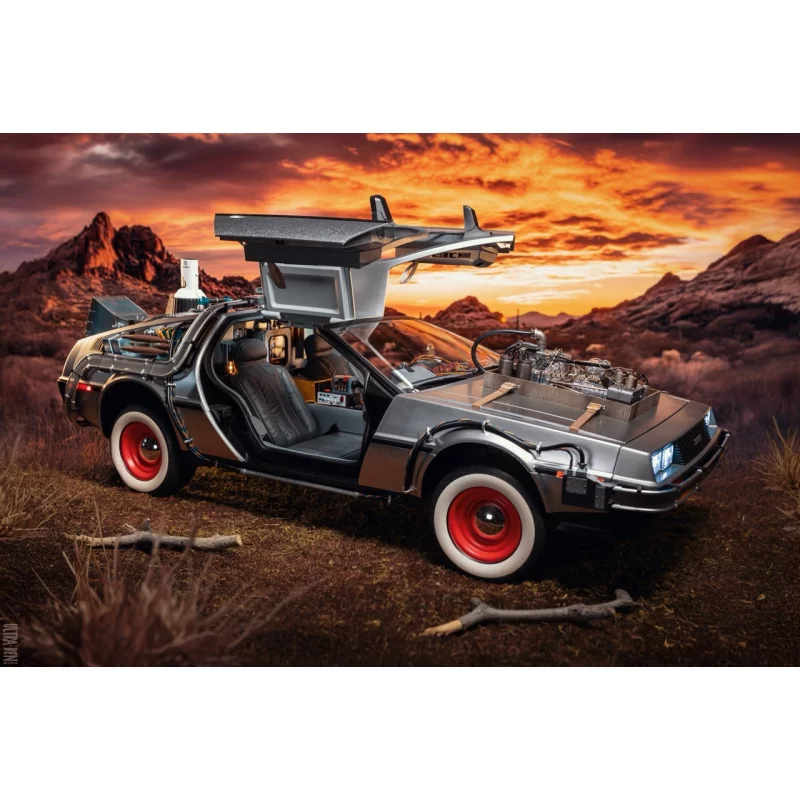 Hot Toys MMS738 Retour vers le Futur 3 III Collectible Véhicule 1/6 DeLorean Time Machine 72cm