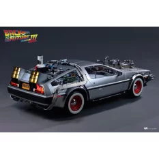 Hot Toys MMS738 Retour vers le Futur 3 III Collectible Véhicule 1/6 DeLorean Time Machine 72cm
