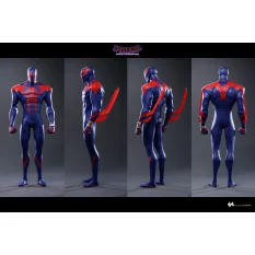 Hot Toys MMS711 Spider-Man: Across the Spider-Verse Collectible Action Figurine 1/6 Spider Man 2099 33cm