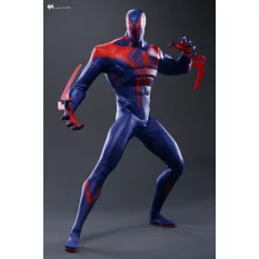 Hot Toys MMS711 Spider-Man: Across the Spider-Verse Collectible Action Figurine 1/6 Spider Man 2099 33cm