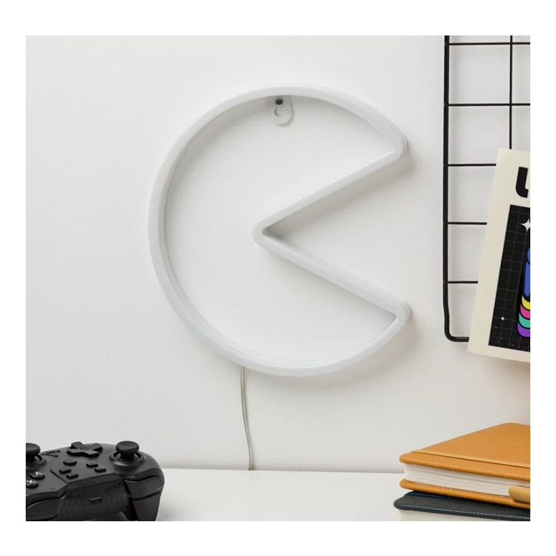 Pac Man Wall Lamp Neon 21cm
