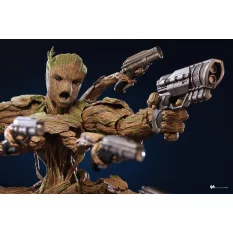 Hot Toys MMS707 Les Gardiens de la Galaxie Vol. 3 Collectible Action Figure 1/6 Groot (Deluxe Version) 32cm