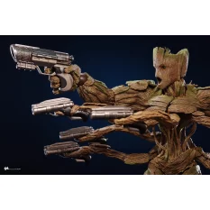 Hot Toys MMS707 Les Gardiens de la Galaxie Vol. 3 Collectible Action Figure 1/6 Groot (Deluxe Version) 32cm