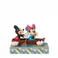 Disney Traditions Figure Mickey & Minnie in a Rowboat Light 11cm