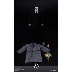 Clothing Set & Body 1/6 Grey coat set Men's Suit Kento Studio KS-K005