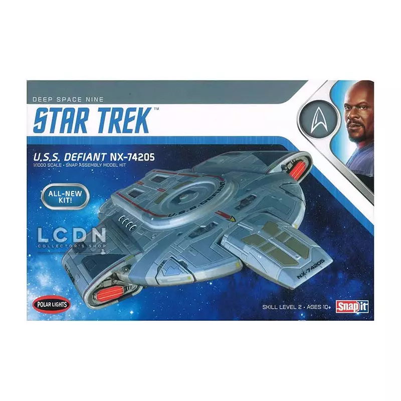Star Trek U.S.S. Defiant NX-74205 Maquette 1/1000 POL952 Polar Lights 18cm