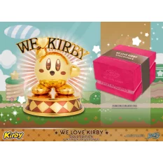 Kirby Figurine DieCast We Love Kirby Gold Edition 10cm
