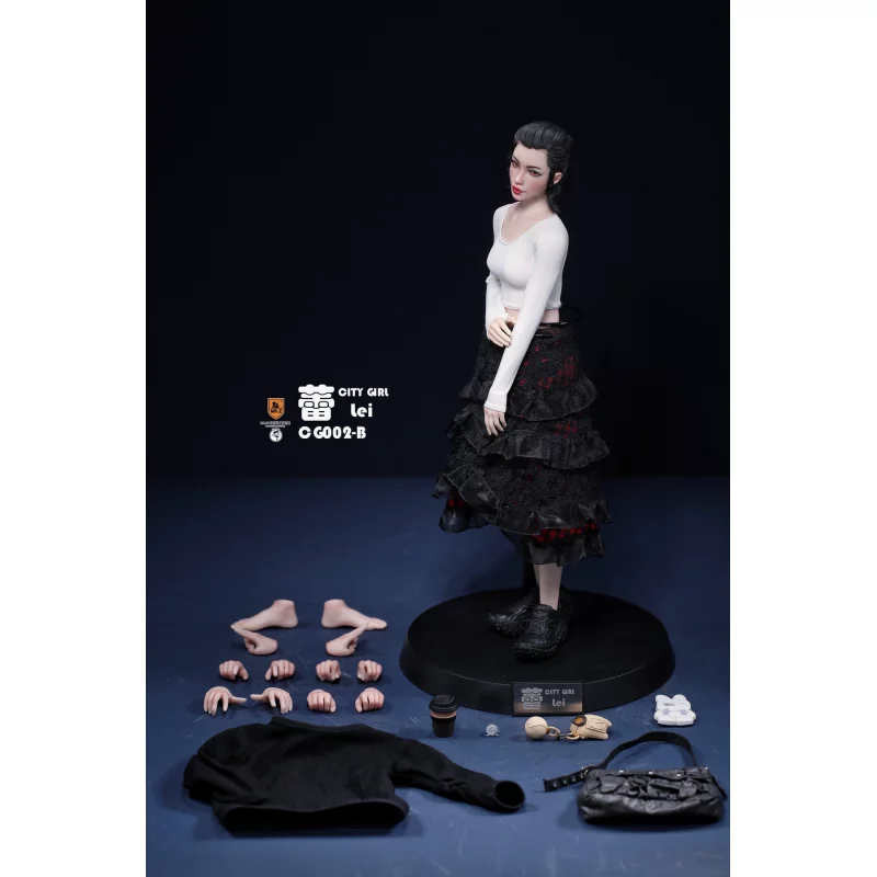 City Series NO.2 City girl Lei Collectible Action Figure 1/6 Mr.Z Model Studio CG002-B