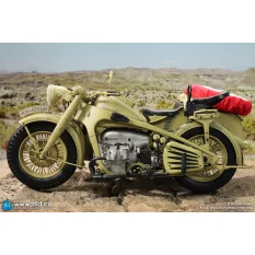 WWII German Zündapp KS 750 Motorcycle with Sidecar (Sand) Side-car DID E60075Y 1/6