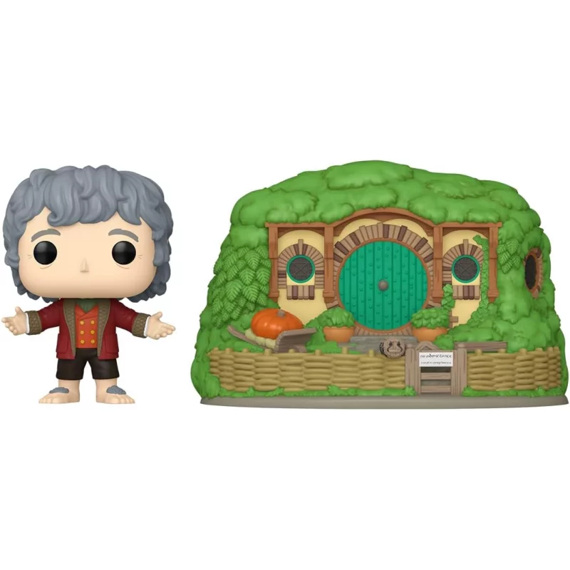 Lord of the Rings POP! Town Bilbo &amp; Bag-End Figure 10cm N°39