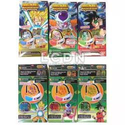 Dragon Ball Set de 3 casques Détecteur Saiyan ( Scouter ) taille-réelle avec son