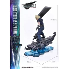 Final Fantasy VII Rebirth Pack of 2 Statues 1/4 Cloud Strife vs Sephiroth 69cm