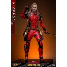 Hot Toys MMS788 Deadpool & Wolverine Collectible Action Figure 1/6 Nicepool 31cm